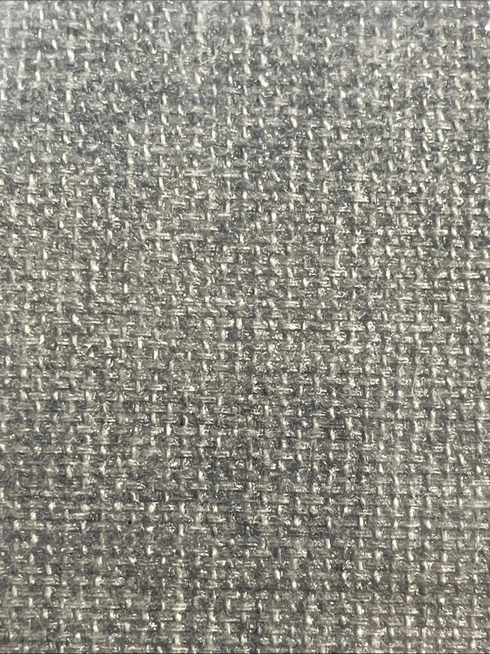 New Crate & Barrel Shiloh Grey Easy Care Tablecloth 60x90 PVC Coated Cotton